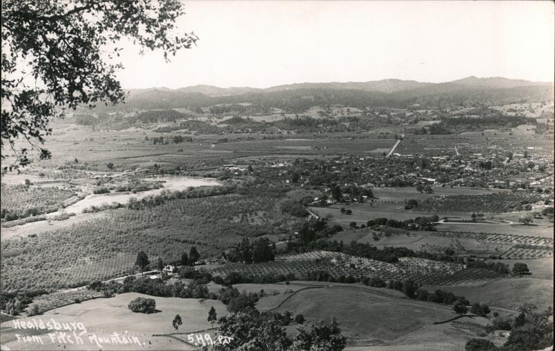 Healdsburg from Fitch Mountain California