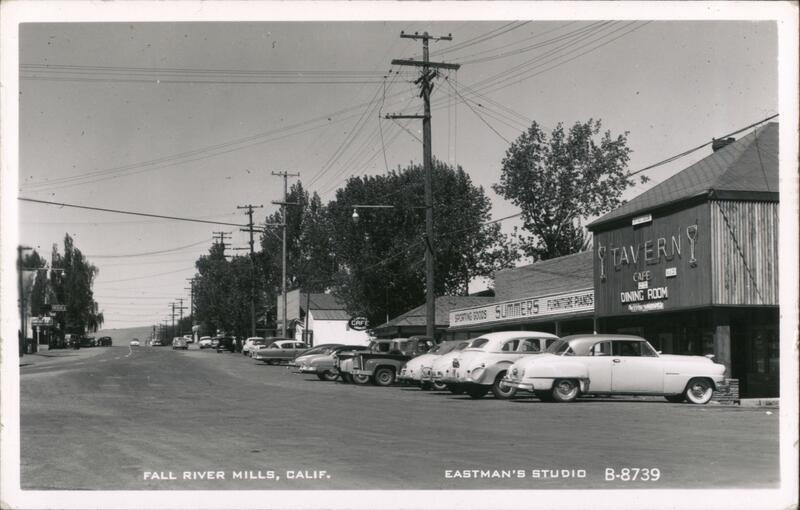 Business District Fall River Mills California