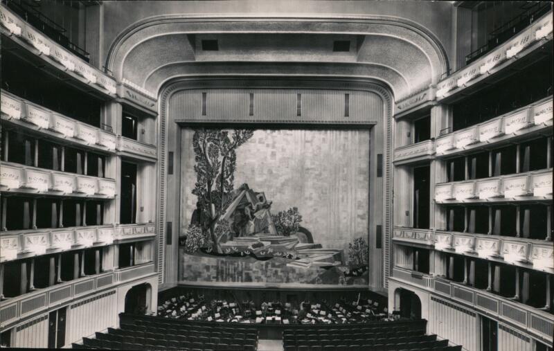 Opera House, Rebuilt Vienna Austria