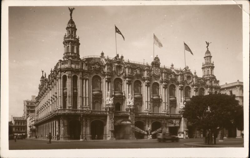 Habana. Centro Gallego y Teatro Nacional, Gallegos Club & Opera House Havana Cuba
