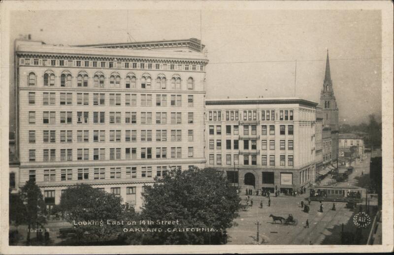 Looking East on 14th Street Oakland California