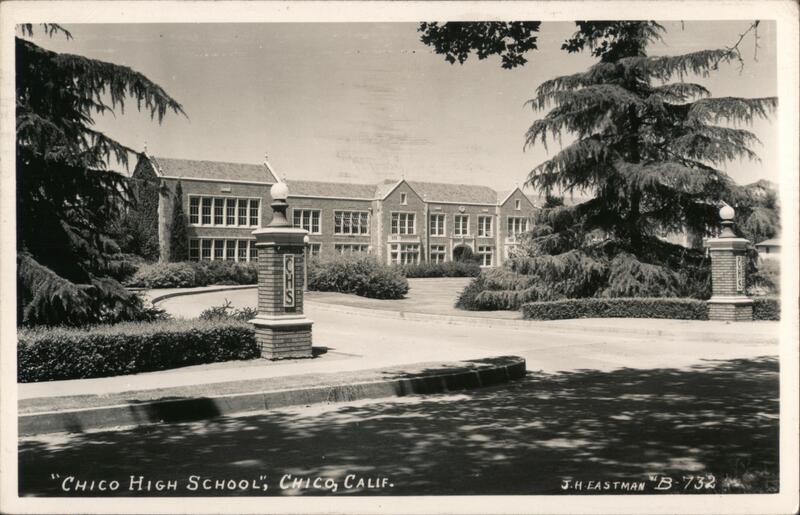 Exterior of Chico High School California