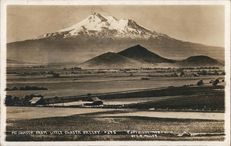 Mount Shasta from Little Shasta Valley California