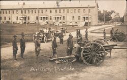 Artillery Practice Postcard