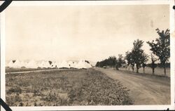 Military Camp, Tents Postcard