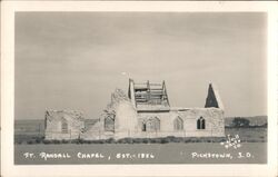Fort Randall Chapel Postcard