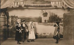 Performers in a Play Postcard