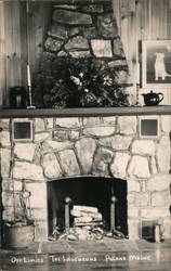 "Off Limits" The Lavensons Fireplace Postcard