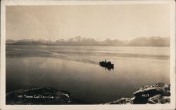 Boat on Lake Tahoe Postcard