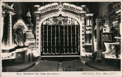 Interior del Cine Elizondo Postcard