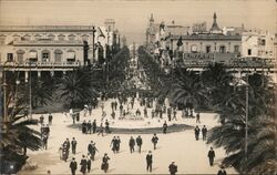 Plaza Independencia - Comision Municipa de Fiestas - Officia de Propaganda & Informaciones. Av. 18 de Julio. 1110 Postcard
