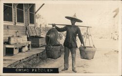 Chinese Peddler Postcard