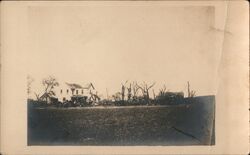 Farm Destruction after tornado Postcard