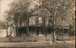 House on 1st. St. Postcard