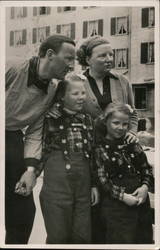 Dutch Royalty Family Portrait, April 3, 1947 Postcard