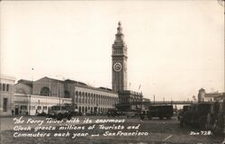 View of Ferry Tower Postcard