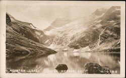 Mountain Lake - High Sierras Postcard