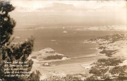 View of San Francisco from Top of Mt. Tamalpais Postcard