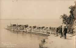 Requa Ferry, Redwood Highway Postcard