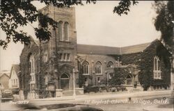 1st Baptist Church, Vallejo, CA Postcard