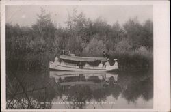 Boating on the Sacramento River Postcard