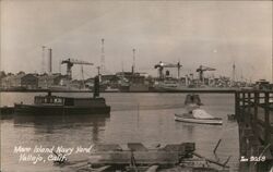 Mare Island Navy Yard, Vallejo, Calif., Zan 2058 Postcard