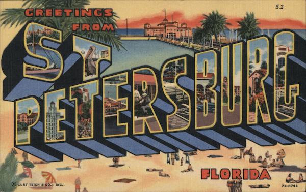 Greetings from St. Petersburg Florida