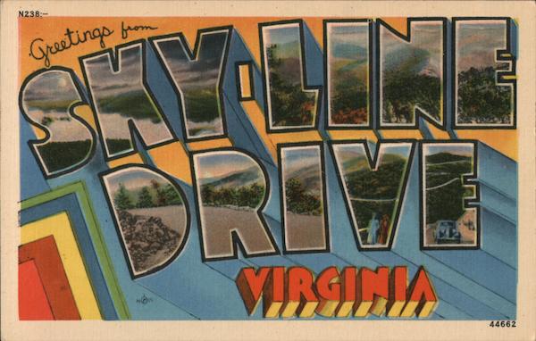 Greetings from Skyline Drive Virginia