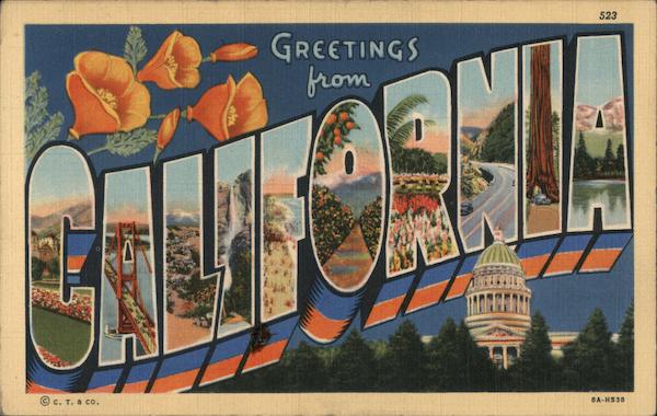 Greetings from California
