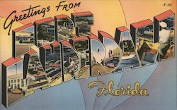 Greetings from Fort Lauderdale Florida Postcard Postcard Postcard
