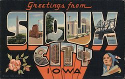 Greetings from Sioux Postcard