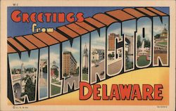 Greetings from Wilmington Postcard