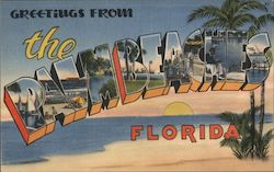 Greetings from Palm Beaches Florida Postcard Postcard Postcard