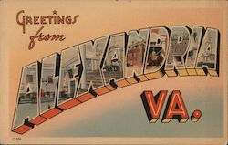 Greetings from Alexandria Postcard