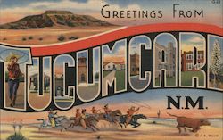Greetings from Tucumcari Postcard