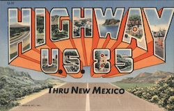 Greetings from Highway Us 85 Postcard