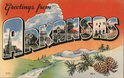 Greetings from Arkansas Postcard Postcard Postcard