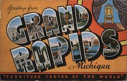 Greetings from Grand Rapids Postcard