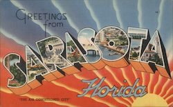 Greetings from Sarasota Postcard