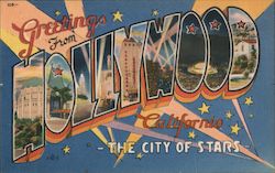 Greetings from Hollywood Postcard