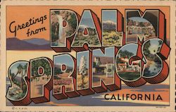 Greetings from Palm Springs Postcard