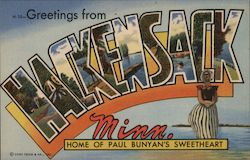 Greetings from Hackensack Postcard