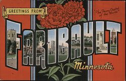 Greetings from Faribault Postcard
