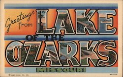 Greetings from Lake Of The Ozarks Postcard