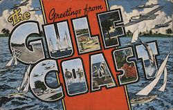 Greetings from The Gulf Coast Postcard