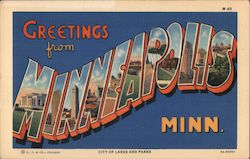 Greetings from Minneapolis Postcard