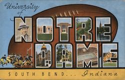 Greetings from University Of Notre Dame, South Bend Postcard