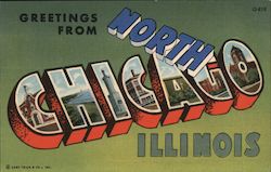 Greetings from Chicago Illinois Postcard Postcard Postcard