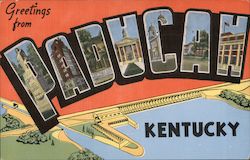 Greetings from Paducah Kentucky Postcard Postcard Postcard