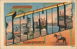 Greetings from Louisville Postcard